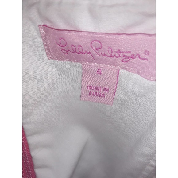 Lilly Pulitzer sz 4 AMBERLY STARFISH TWINKLE Strapless Dress EUC - Picture 7 of 8